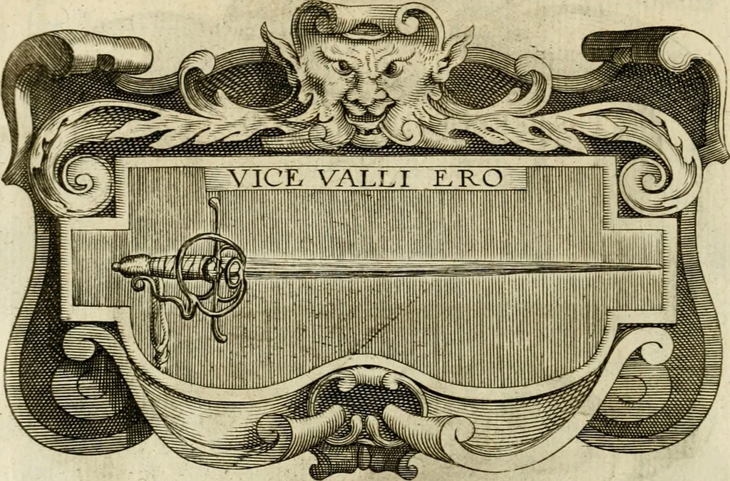 An illustration from Siluestri à Petrasancta Symbola heroica, 1682, leaf 459