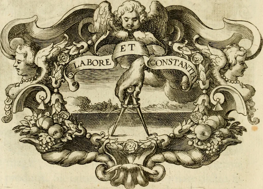 An illustration from Siluestri à Petrasancta Symbola heroica, 1682, leaf 469