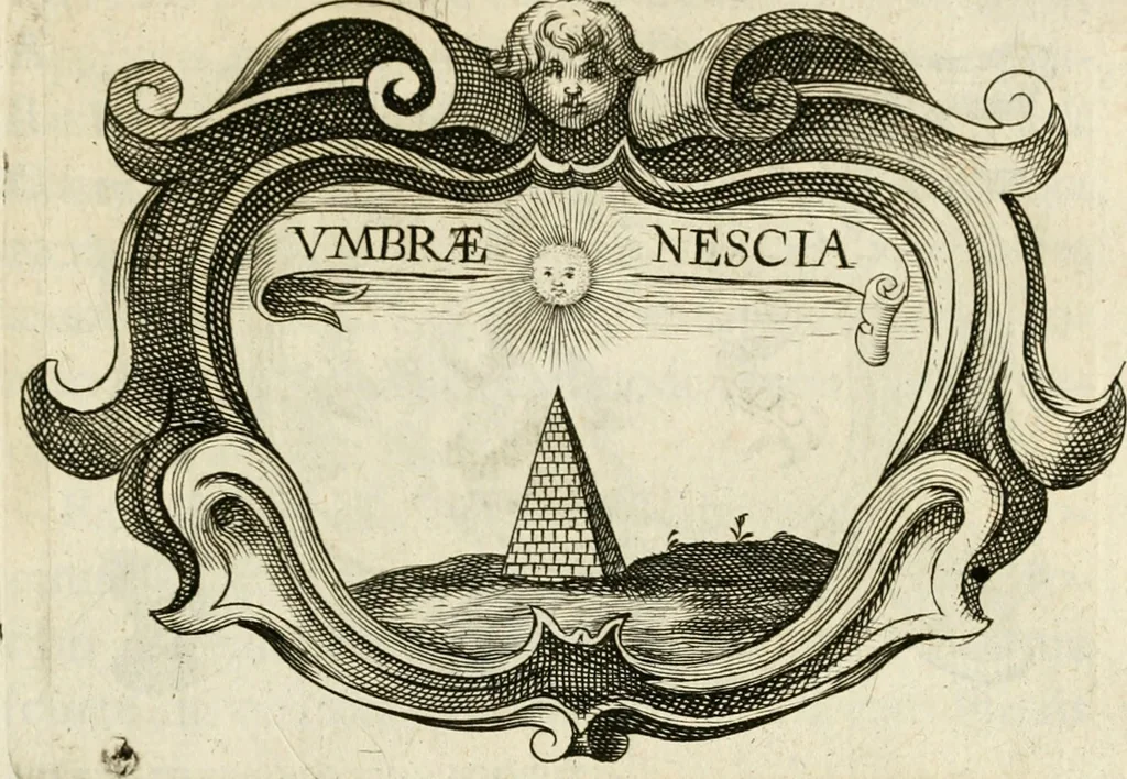 An illustration from Siluestri à Petrasancta Symbola heroica, 1682, leaf 498