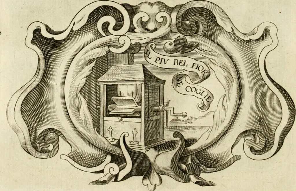An illustration from Siluestri à Petrasancta Symbola heroica, 1682, leaf 503