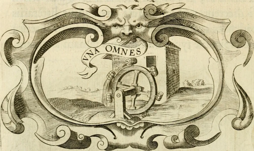 An illustration from Siluestri à Petrasancta Symbola heroica, 1682, leaf 507