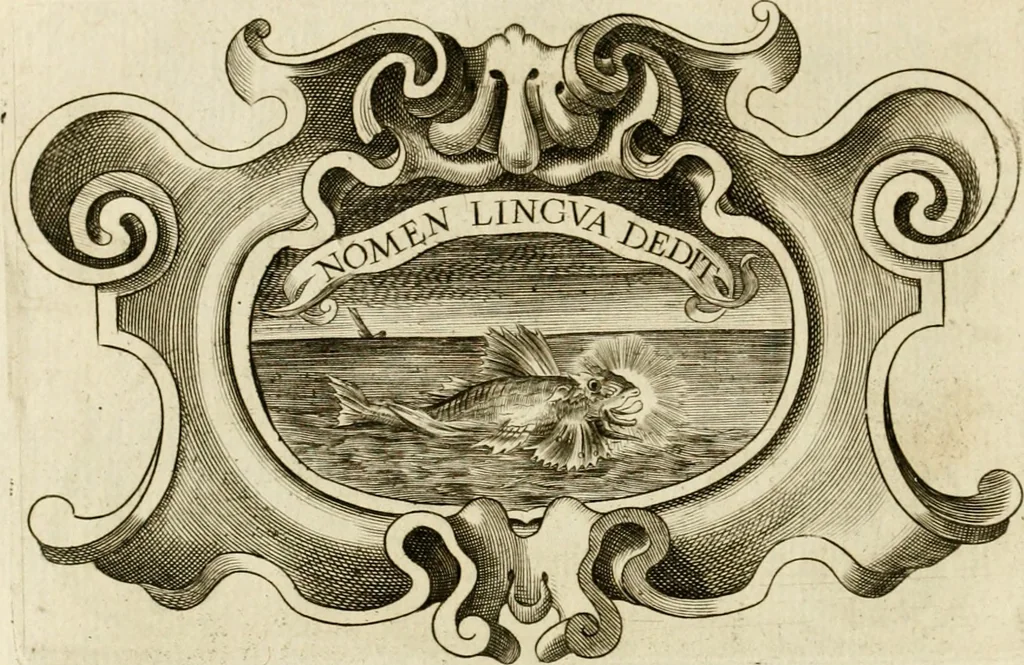 An illustration from Siluestri à Petrasancta Symbola heroica, 1682, leaf 515