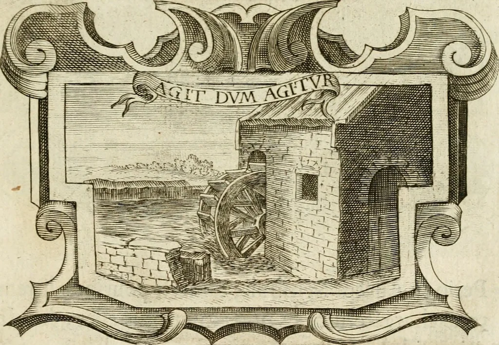 An illustration from Siluestri à Petrasancta Symbola heroica, 1682, leaf 518