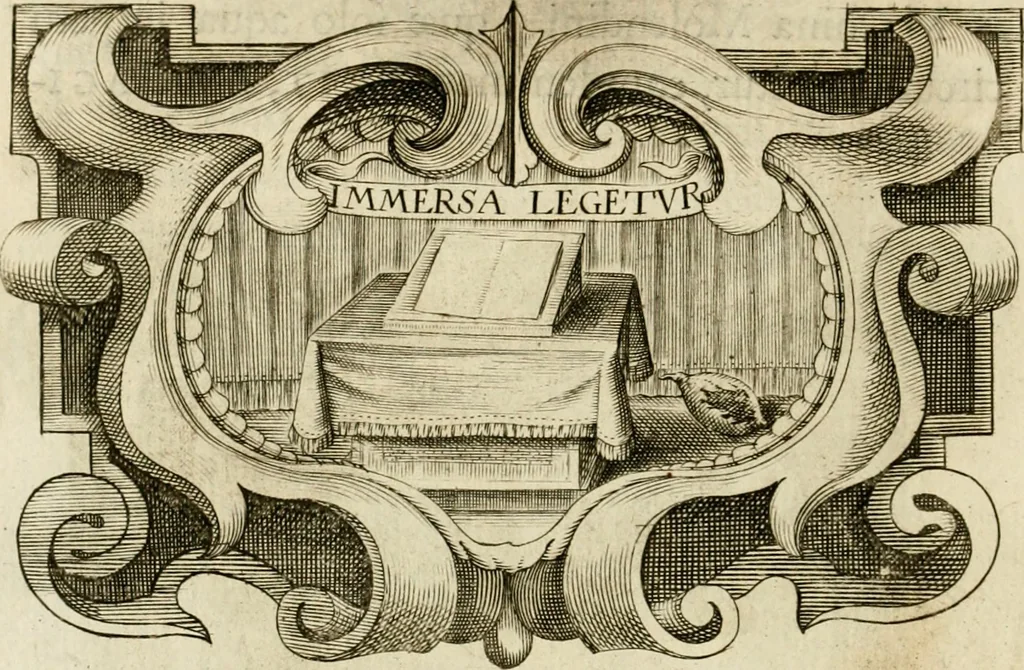 An illustration from Siluestri à Petrasancta Symbola heroica, 1682, leaf 519