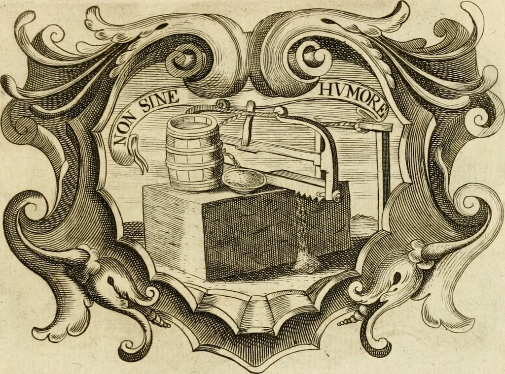 An illustration from Siluestri à Petrasancta Symbola heroica, 1682, leaf 520