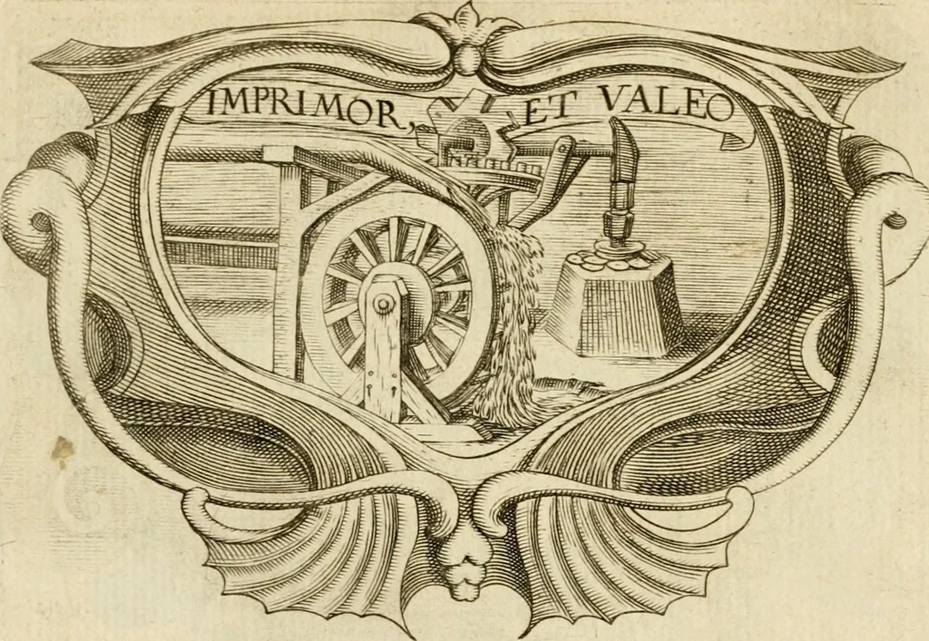 An illustration from Siluestri à Petrasancta Symbola heroica, 1682, leaf 524