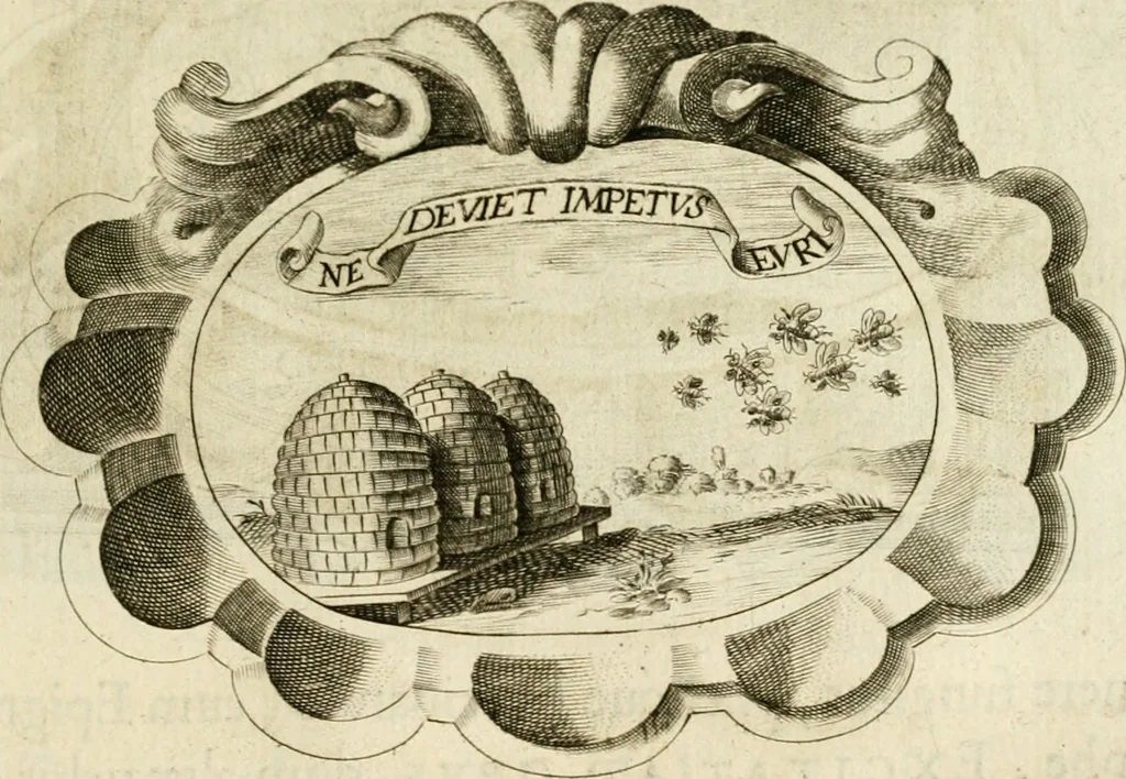 An illustration from Siluestri à Petrasancta Symbola heroica, 1682, leaf 530