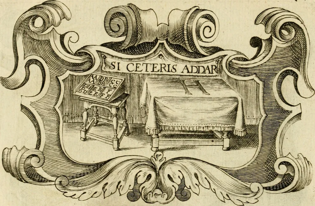 An illustration from Siluestri à Petrasancta Symbola heroica, 1682, leaf 533