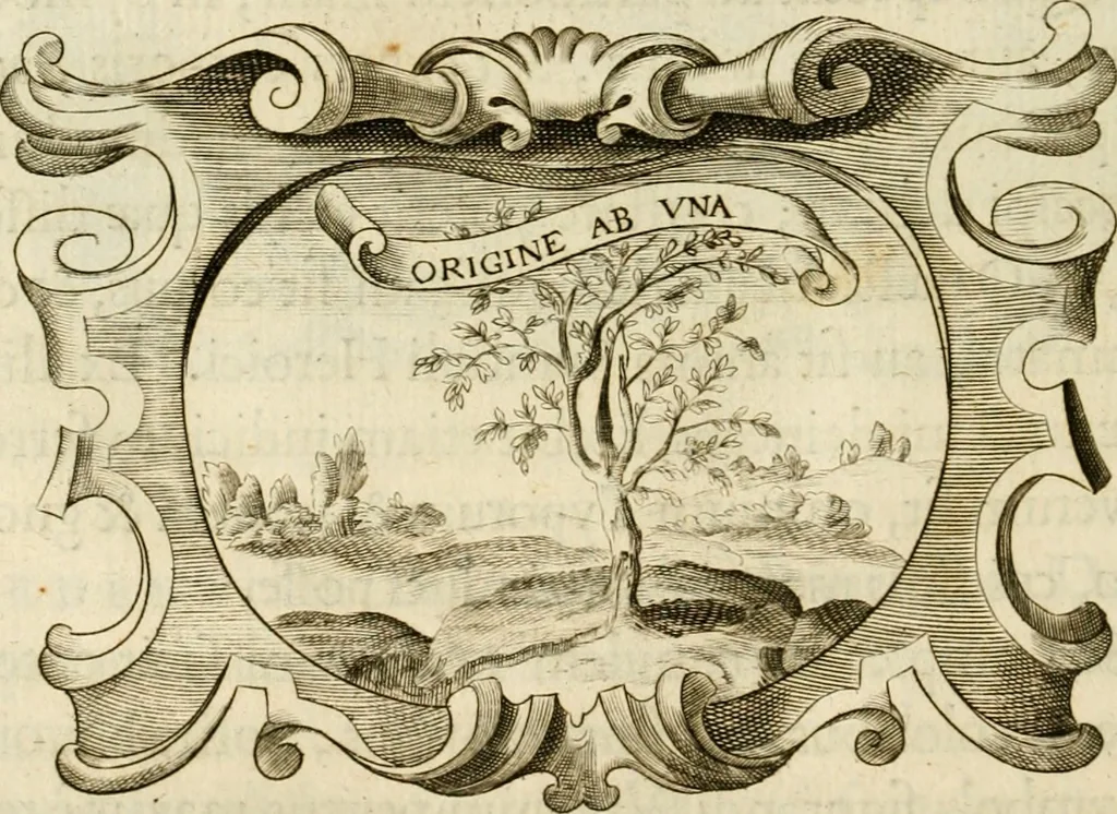 An illustration from Siluestri à Petrasancta Symbola heroica, 1682, leaf 541