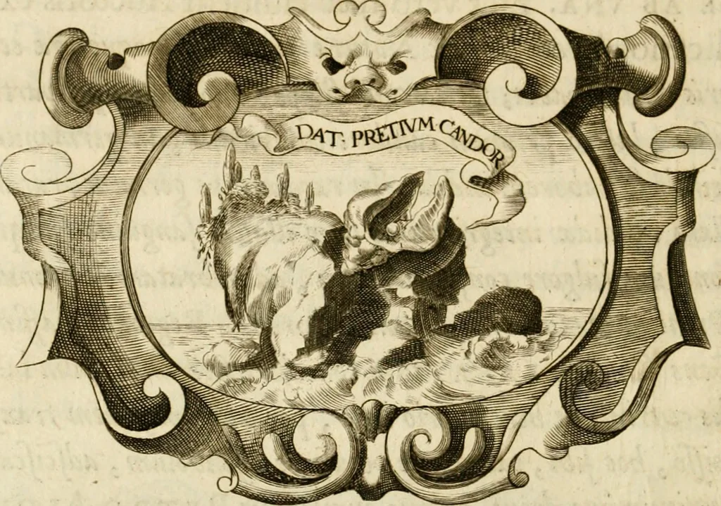An illustration from Siluestri à Petrasancta Symbola heroica, 1682, leaf 543