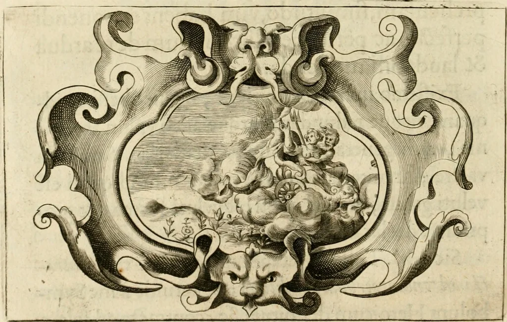 An illustration from Siluestri à Petrasancta Symbola heroica, 1682, leaf 545