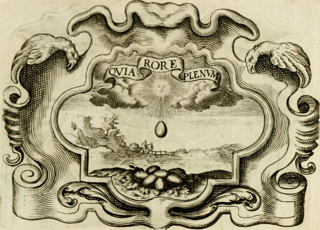 An illustration from Siluestri à Petrasancta Symbola heroica, 1682, leaf 92