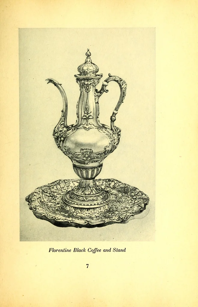 An illustration from Silver for the dining room, selected periods, 1912, leaf 29