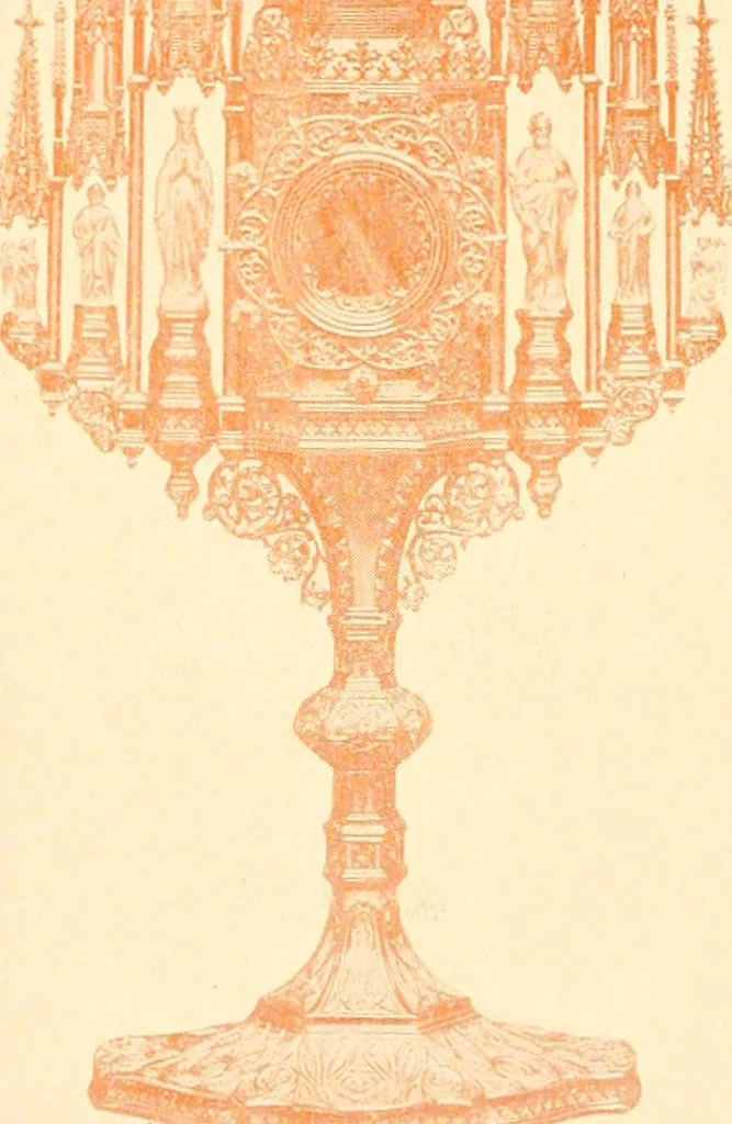 An illustration from Silversmith's art and ecclesiastical metal work at its home Benziger brothers' factory .., 1894, leaf 18
