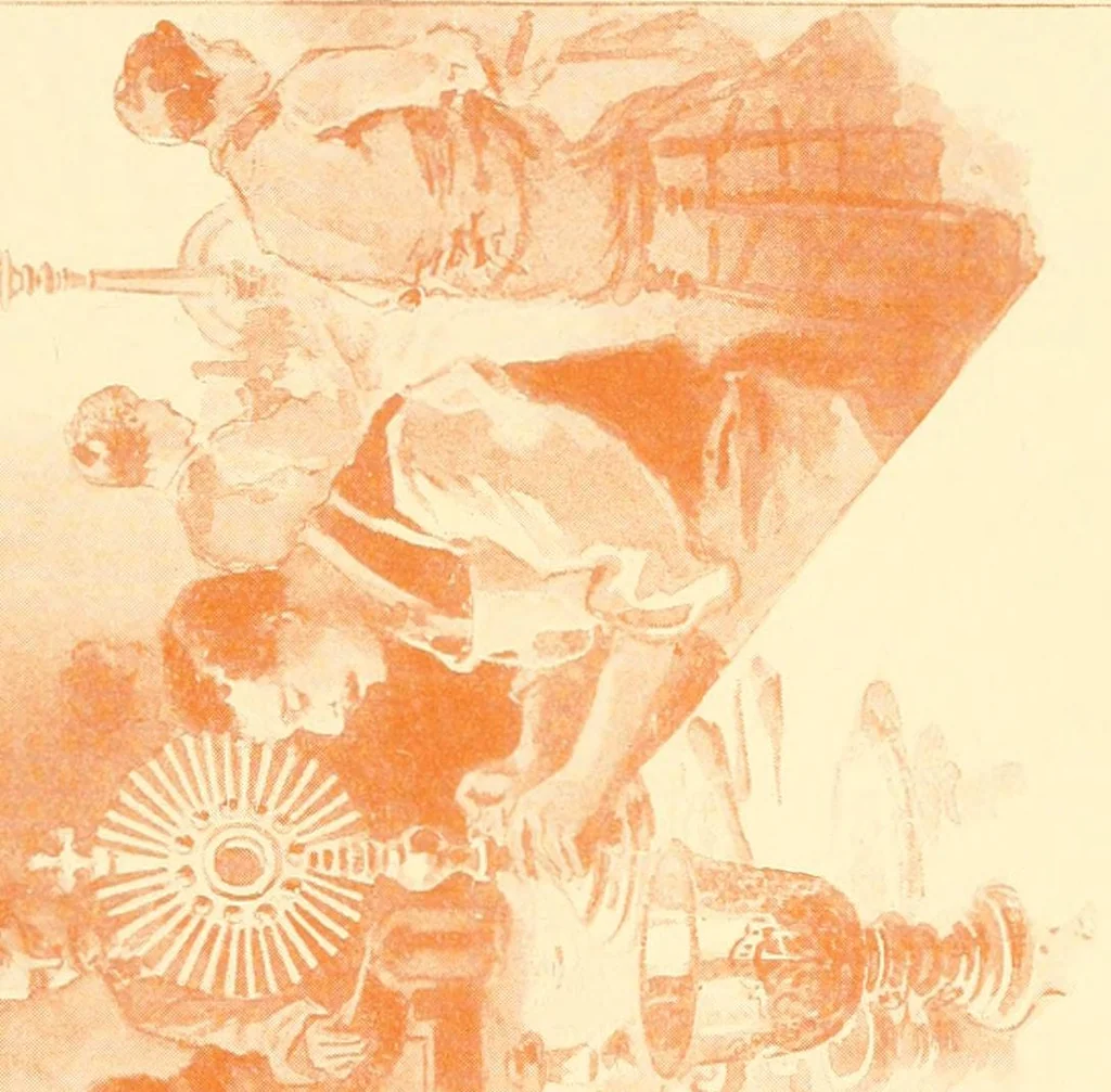An illustration from Silversmith's art and ecclesiastical metal work at its home Benziger brothers' factory .., 1894, leaf 22
