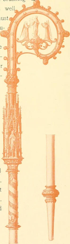 An illustration from Silversmith's art and ecclesiastical metal work at its home Benziger brothers' factory .., 1894, leaf 28
