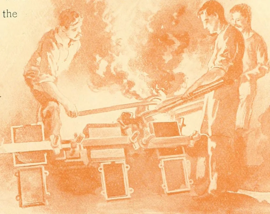 An illustration from Silversmith's art and ecclesiastical metal work at its home Benziger brothers' factory .., 1894, leaf 32