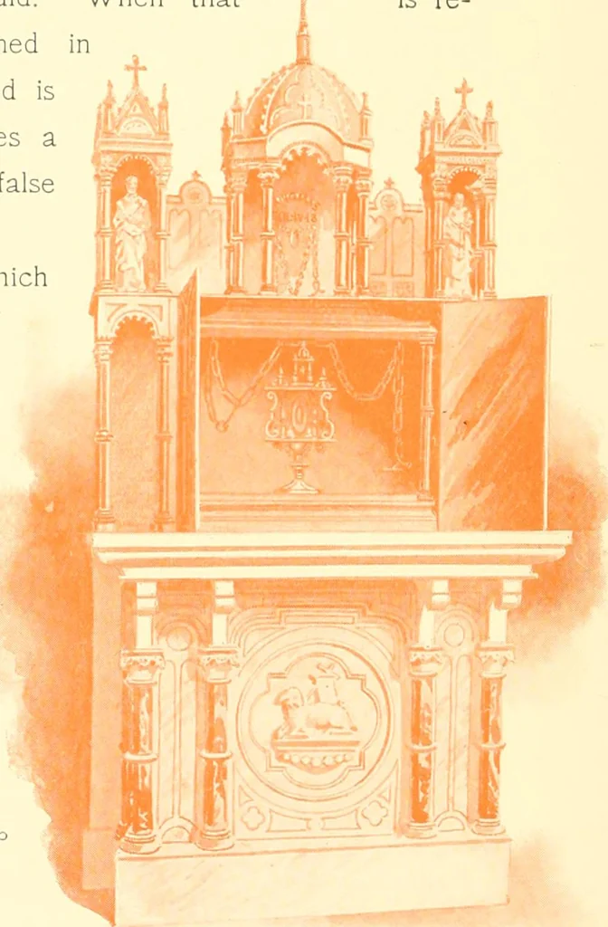 An illustration from Silversmith's art and ecclesiastical metal work at its home Benziger brothers' factory .., 1894, leaf 37