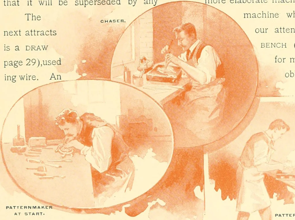 An illustration from Silversmith's art and ecclesiastical metal work at its home Benziger brothers' factory .., 1894, leaf 40