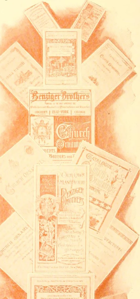 An illustration from Silversmith's art and ecclesiastical metal work at its home Benziger brothers' factory .., 1894, leaf 53