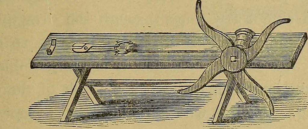 An illustration from The silversmith's handbook : containing full instructions for the alloying and working of silver, including the different modes of refining and melting the metal; its solders; the preparation of imitation alloys..., 1921, leaf 148