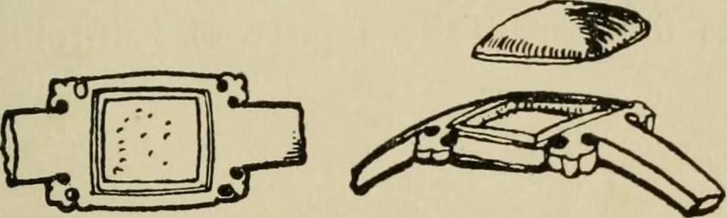 An illustration from Silverwork and jewelery; a text-book for students and workers in metal, by H. Wilson, 1903, leaf 110