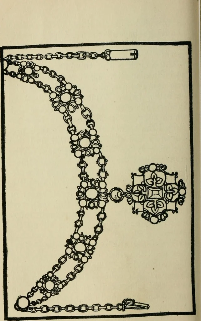 An illustration from Silverwork and jewelery; a text-book for students and workers in metal, by H. Wilson, 1903, leaf 121