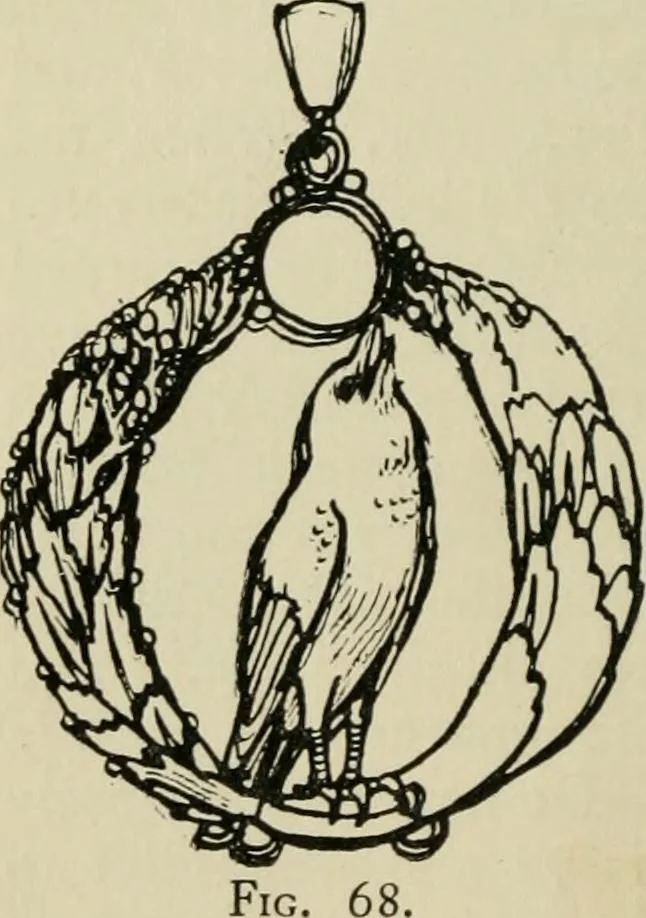 An illustration from Silverwork and jewelery; a text-book for students and workers in metal, by H. Wilson, 1903, leaf 133