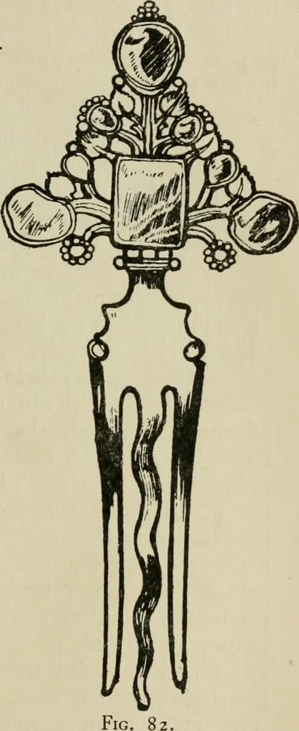 An illustration from Silverwork and jewelery; a text-book for students and workers in metal, by H. Wilson, 1903, leaf 156