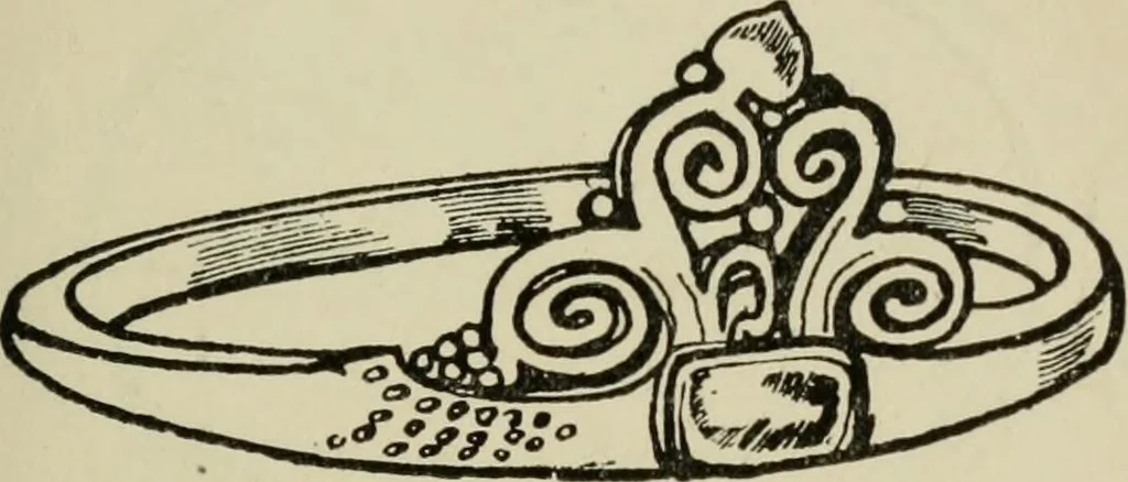 An illustration from Silverwork and jewelery; a text-book for students and workers in metal, by H. Wilson, 1903, leaf 166