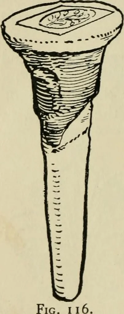 An illustration from Silverwork and jewelery; a text-book for students and workers in metal, by H. Wilson, 1903, leaf 185