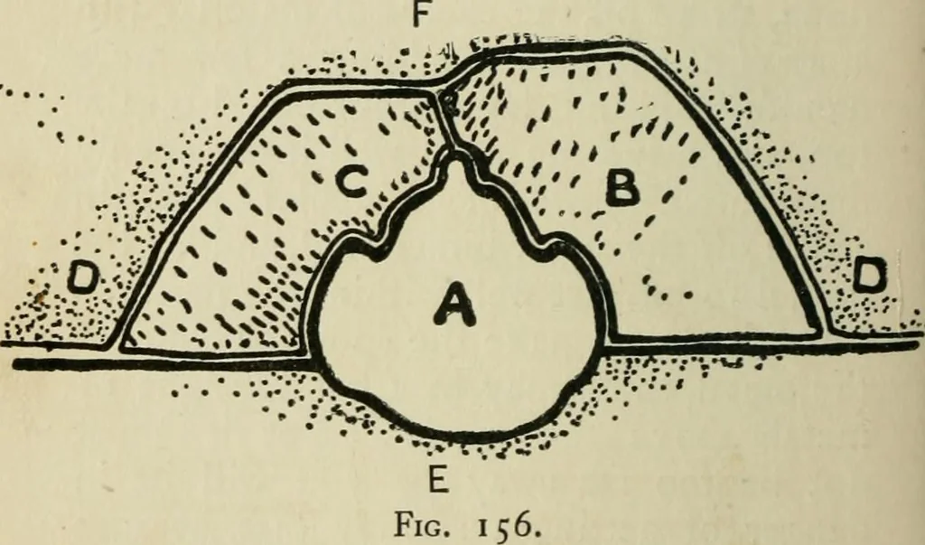 An illustration from Silverwork and jewelery; a text-book for students and workers in metal, by H. Wilson, 1903, leaf 253