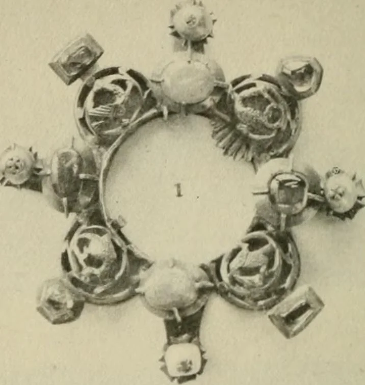 An illustration from Silverwork and jewelery; a text-book for students and workers in metal, by H. Wilson, 1903, leaf 301