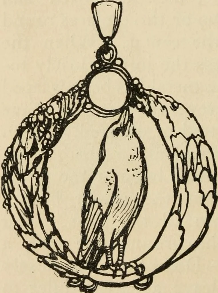 An illustration from Silverwork and jewelry : a text-book for students and workers in metal, 1912, leaf 133