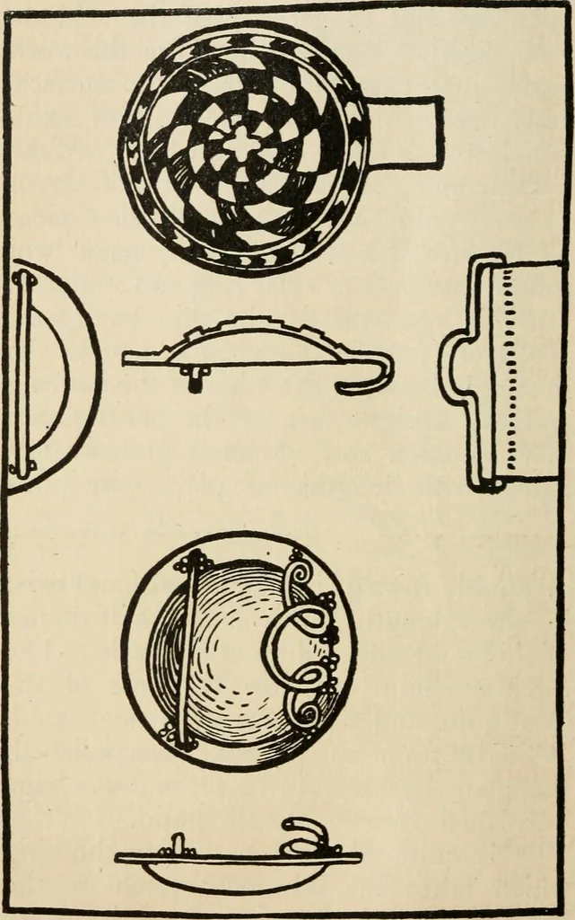 An illustration from Silverwork and jewelry : a text-book for students and workers in metal, 1912, leaf 215