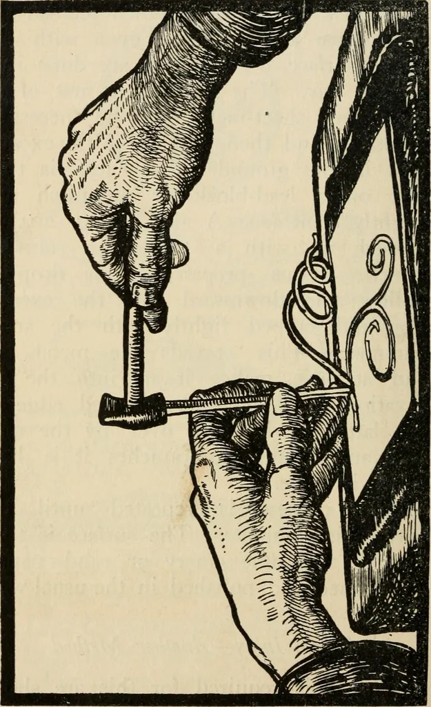 An illustration from Silverwork and jewelry : a text-book for students and workers in metal, 1912, leaf 341