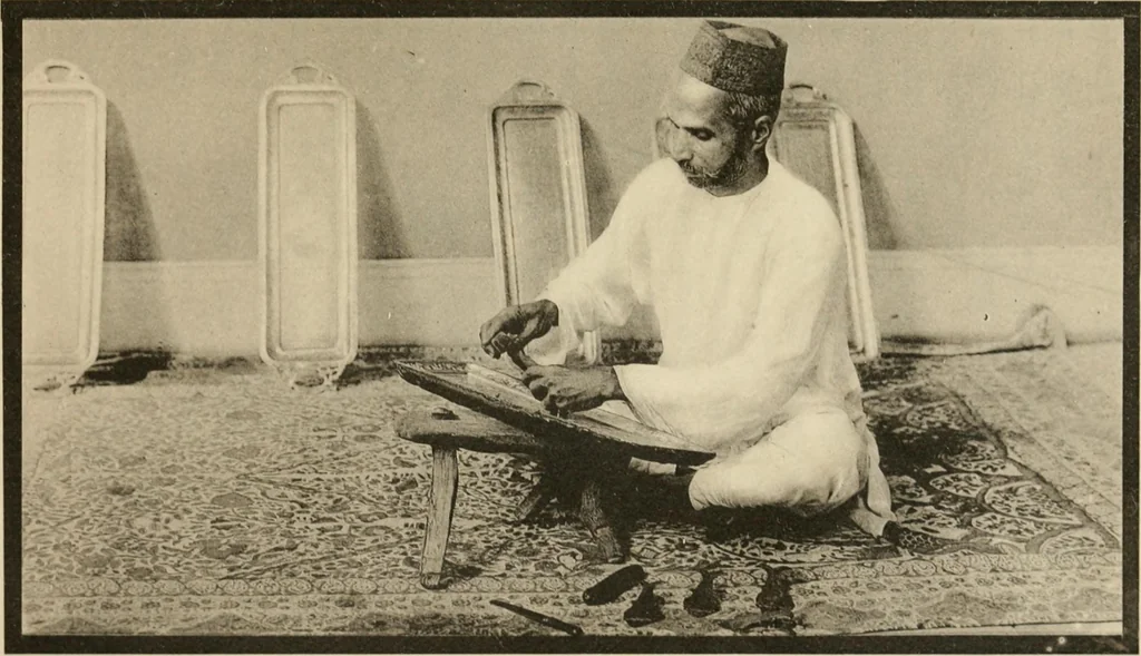 An illustration from Silverwork and jewelry : a text-book for students and workers in metal, 1912, leaf 454