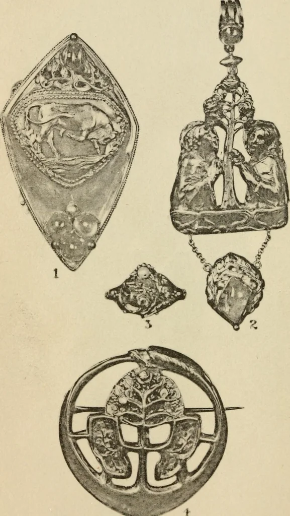An illustration from Silverwork and jewelry : a text-book for students and workers in metal, 1912, leaf 501
