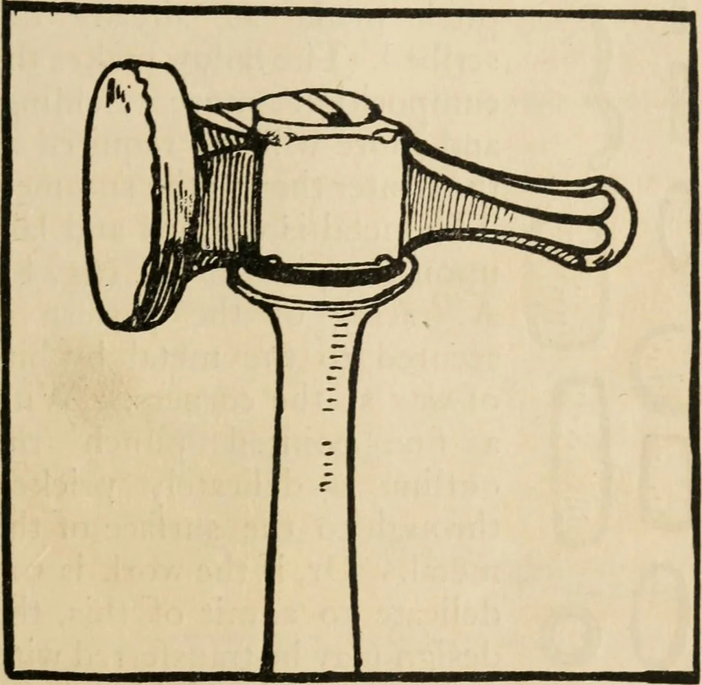 An illustration from Silverwork and jewelry : a text-book for students and workers in metal, 1912, leaf 52