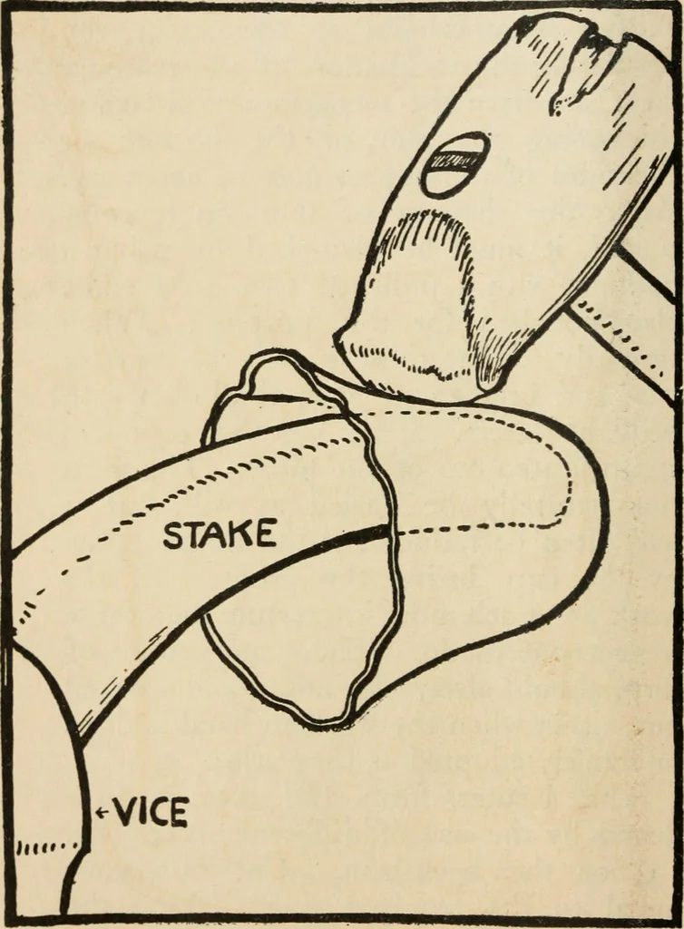 An illustration from Silverwork and jewelry : a text-book for students and workers in metal, 1912, leaf 63