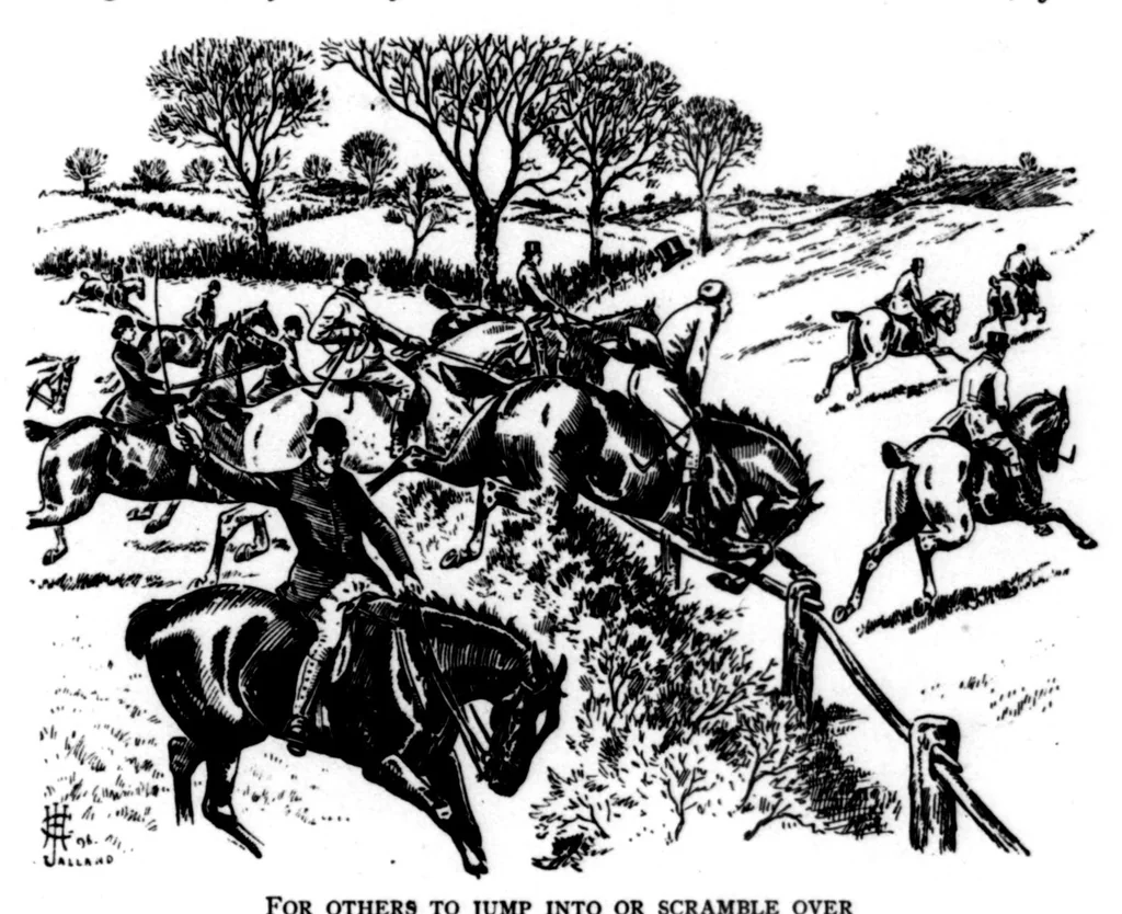 An illustration from The Badminton Magazine 1896-03: Vol 2 Iss 8, 1896, leaf 48