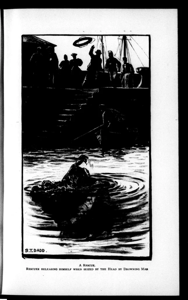An illustration from The Badminton Magazine of Sports and Pasttimes 1896-07: Vol 3 Iss 12, 1896, leaf 90