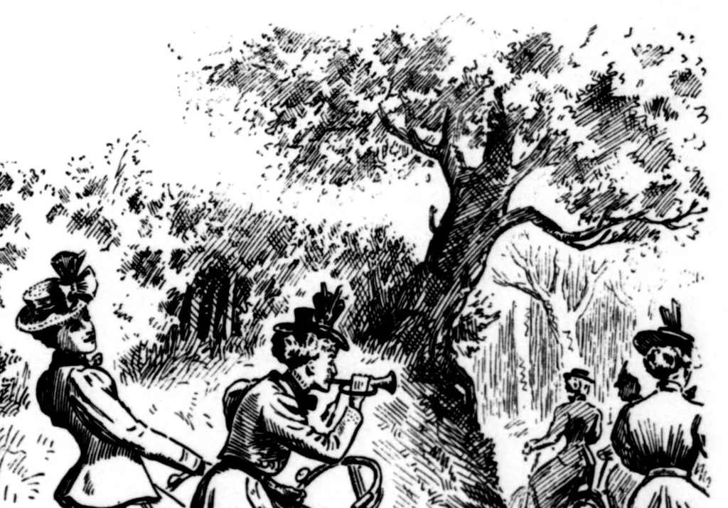 An illustration from The Badminton Magazine of Sports and Pasttimes 1897-07: Vol 5 Iss 24, 1897, leaf 80
