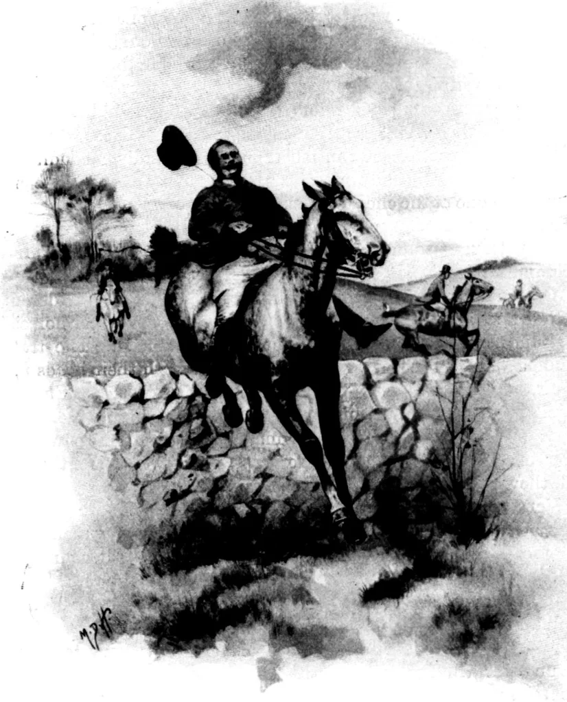 An illustration from The Badminton Magazine 1898-03: Vol 6 Iss 32, 1898, leaf 84