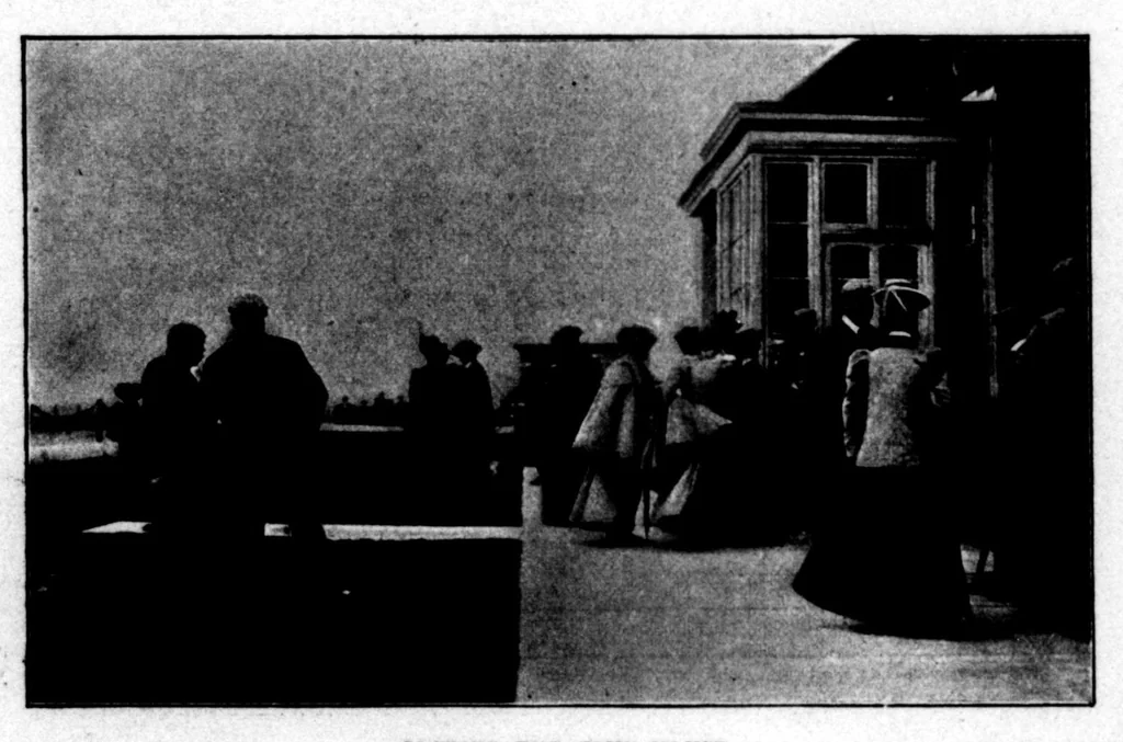 An illustration from The Badminton Magazine of Sports and Pasttimes 1898-07: Vol 7 Iss 36, 1898, leaf 101
