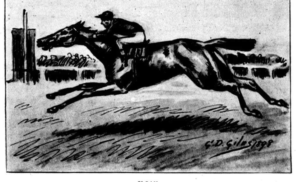 An illustration from The Badminton Magazine 1898-11: Vol 7 Iss 40, 1898, leaf 115
