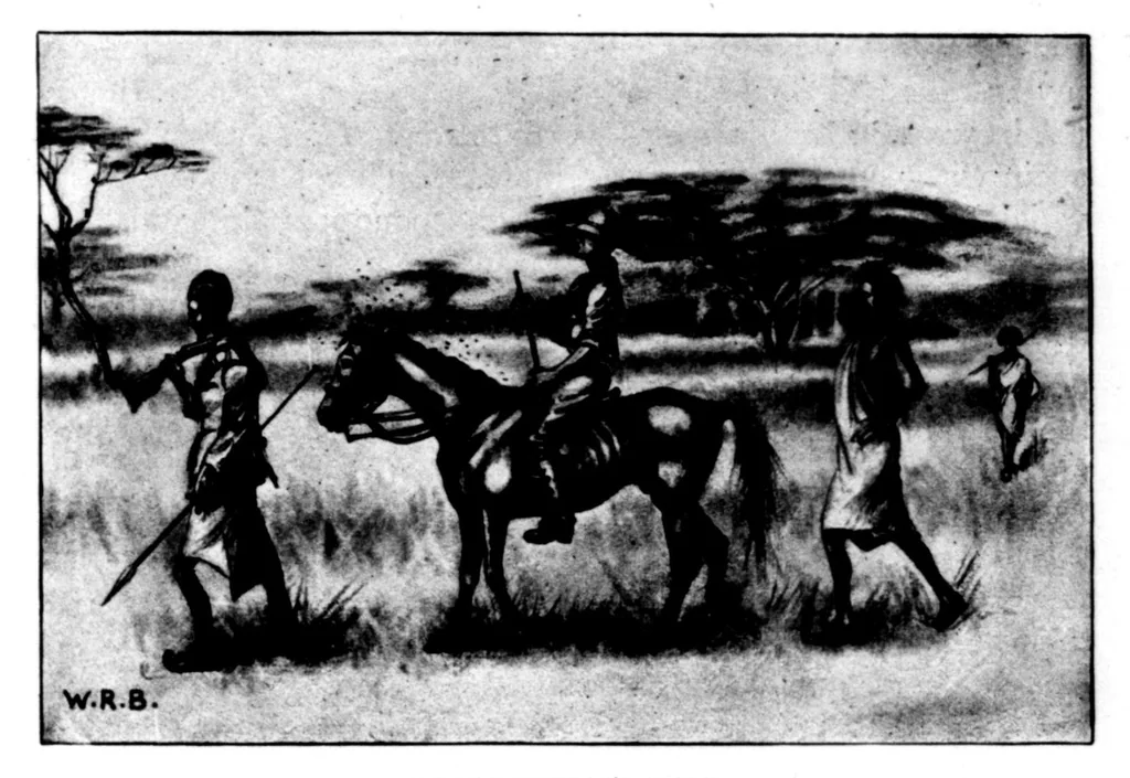 An illustration from The Badminton Magazine 1899-06: Vol 8 Iss 47, 1899, leaf 54