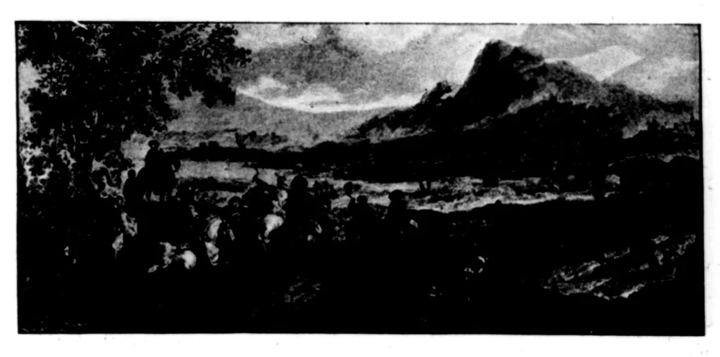 An illustration from The Badminton Magazine of Sports and Pasttimes 1899-07: Vol 9 Iss 48, 1899, leaf 92