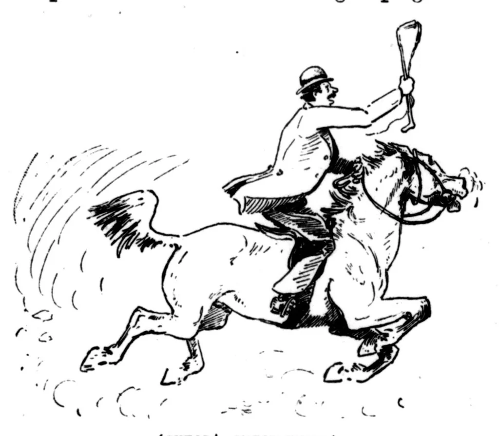 An illustration from The Badminton Magazine 1899-08: Vol 9 Iss 49, 1899, leaf 111