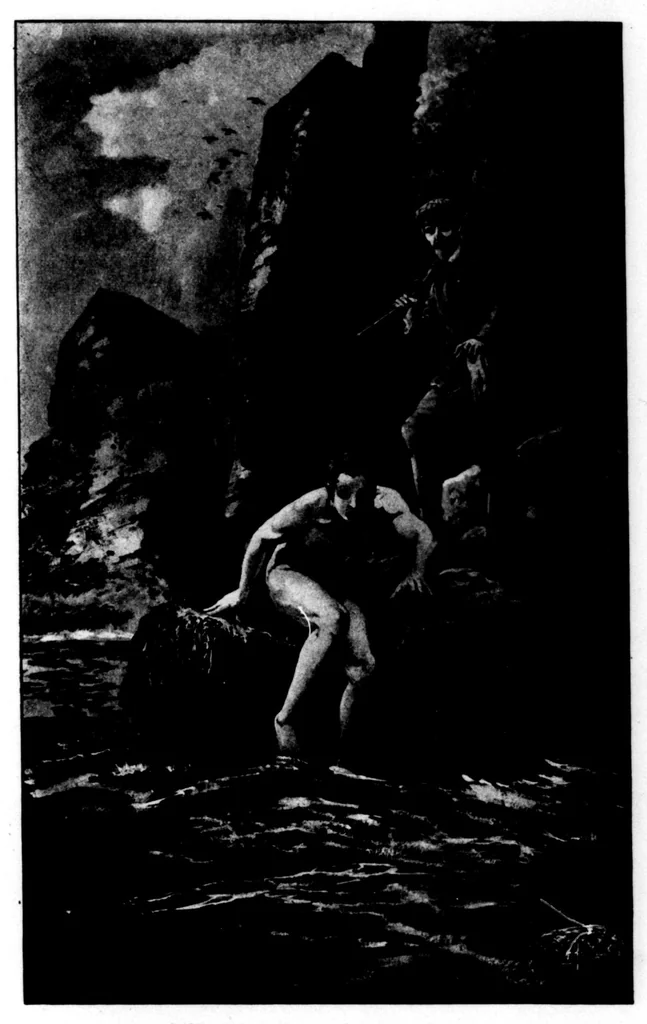 An illustration from The Badminton Magazine 1899-12: Vol 9 Iss 53, 1899, leaf 6